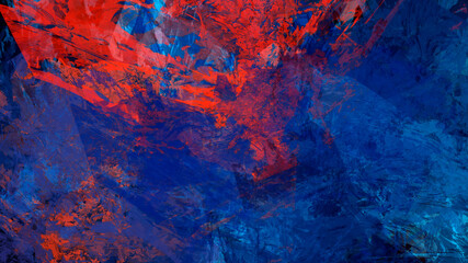 Abstract digital painting, textured landscape background