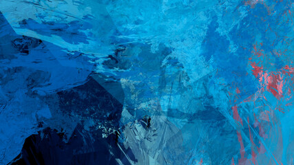 Abstract digital, textured landscape background