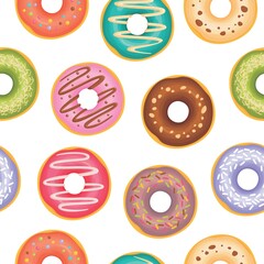 Donut pattern background