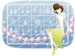 woman shopping for new jewellery