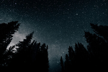 Starry Night Sky over Colorado