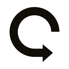 around arrows navigations guide silhouette style icon