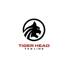 tiger head vector logo