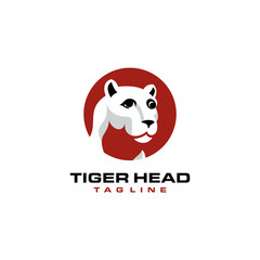 tiger head vector logo