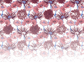 colorful floral pattern image background ..