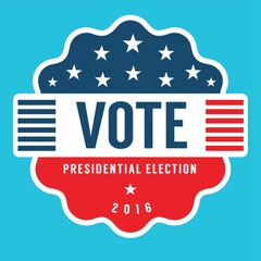 election vote badge