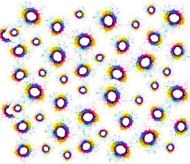 colorful floral pattern image background ..