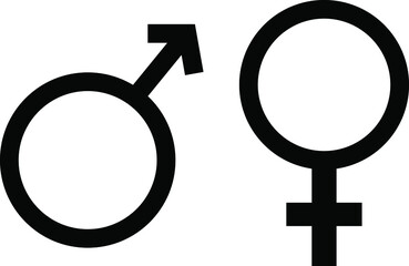 Gender symbol. design template vector