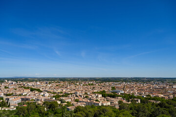 Fototapeta premium ニーム マーニュ塔からの眺め