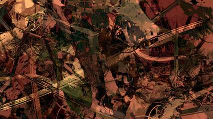 Abstract textured landscape background  