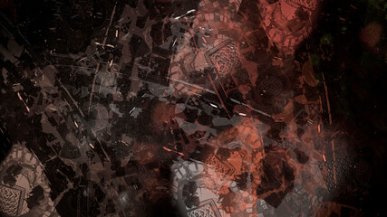 Abstract painting brush stroke texture rock nature geological underwater atmospheric landscape...