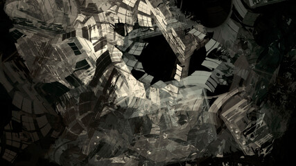 Abstract painting brush stroke texture rock nature geological underwater atmospheric landscape illustration background