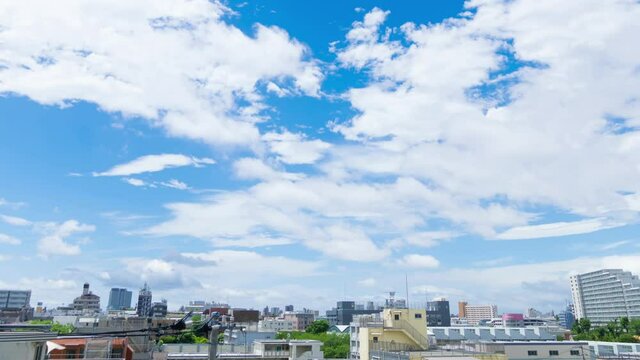 東京　都心住宅街　タイムラプス　2020年6月