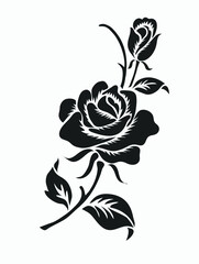 Obraz premium vector illustration of a rose
