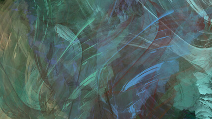 Abstract painting brush stroke texture rock nature geological atmospheric underwater landscape illustration background