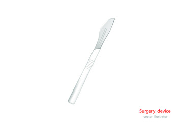 medical syringe isolated on white background