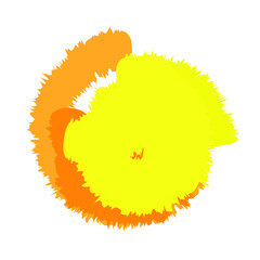 Radial brush Lines in Circle Form for comic books . fireworks Explosion background . Vector Illustration . Starburst
 round Logo . Circular Design element . Abstract Geometric star rays . Sunburst .