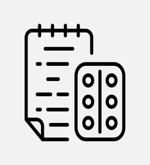 MEDICAL TREATMENT  icon vector for web apps