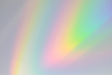  Blurred rainbow light refraction texture overlay effect for photo and mockups. Organic drop...