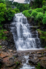Fototapeta premium The beauty of Palaoorkotta waterfalls in Malappuram district of Kerala state, India.