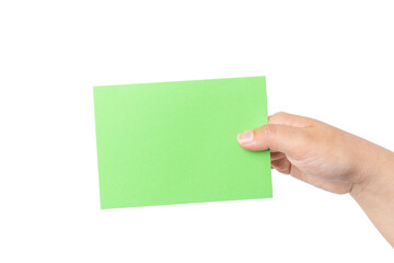 카드를 잡은 손