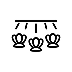 turnip agricultural plantation icon vector. turnip agricultural plantation sign. isolated contour symbol illustration