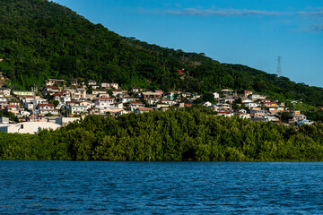 Fototapeta premium PRAIA COSTEIRA PIRAJUBAE FLORIANOPOLIS SANTACATARINA BRASIL