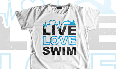 Live Love Swim svg, Swimmer svg, Goggles svg, Cut file, for silhouette, svg, Clipart, cricut design space, vinyl cut files, Swimmer design