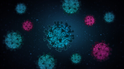 Fototapeta na wymiar Coronavirus 