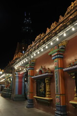 Temple hindou à Kuala Lumpur, Malaisie