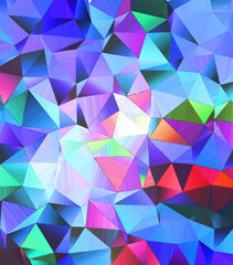 Polygonal colorful textured background illustration