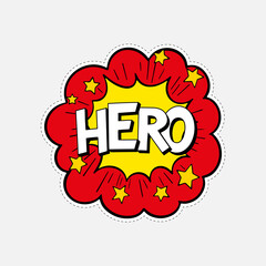 comic text sound effect speech bubble