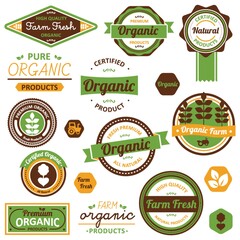 organic label collection