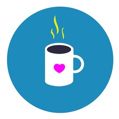 cup of coffee with heart