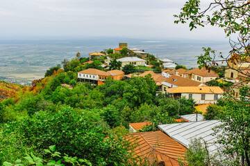 View of the old village in Georgia