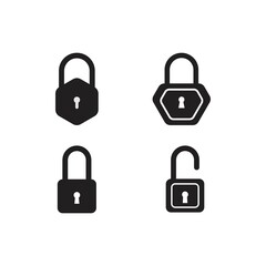 padlock logo icon