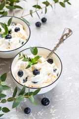 Light summer dessert made from whipped cream, meringues and fresh berries. Eaton mass