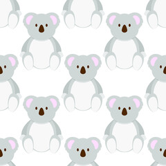 Koala seamless pattern