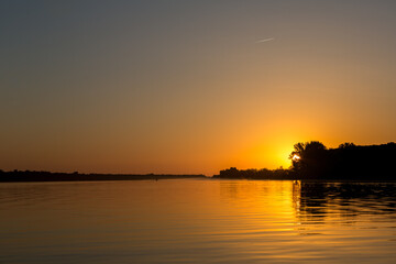 Fototapeta na wymiar Sonnenaufgang im Donaudelta