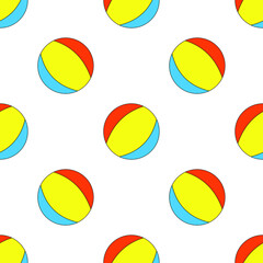 Ball seamless pattern
