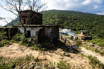 Bunker of the Vietnam War at the Hai Van Pass