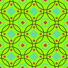 Geometric seamless pattern. Decorative abstract wallpaper. 