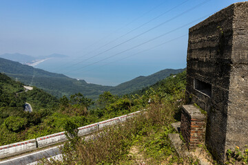 Bunker of the Vietnam War at the Hai Van Pass