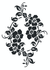 Rose motif design