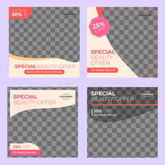 Spa wellness social media post