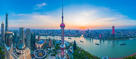 Foto op Plexiglas The city scenery of Shanghai, China © Weiming