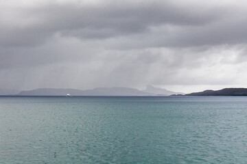 Beautiful Norwegian landscape. view of the fjords. Norway ideal fjord reflection in clear water
