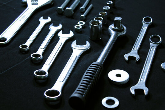 Metal Engineering Hand Tools In Order Isolated