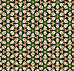 Seamless pattern, with different shades of color, flat minimal colorful