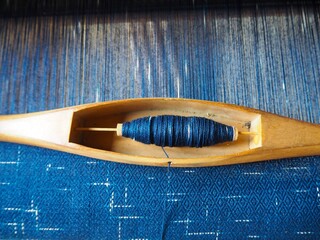 Weaving machine - Household weaving - use for weaving traditional Thai cotton.Weaving loom for...